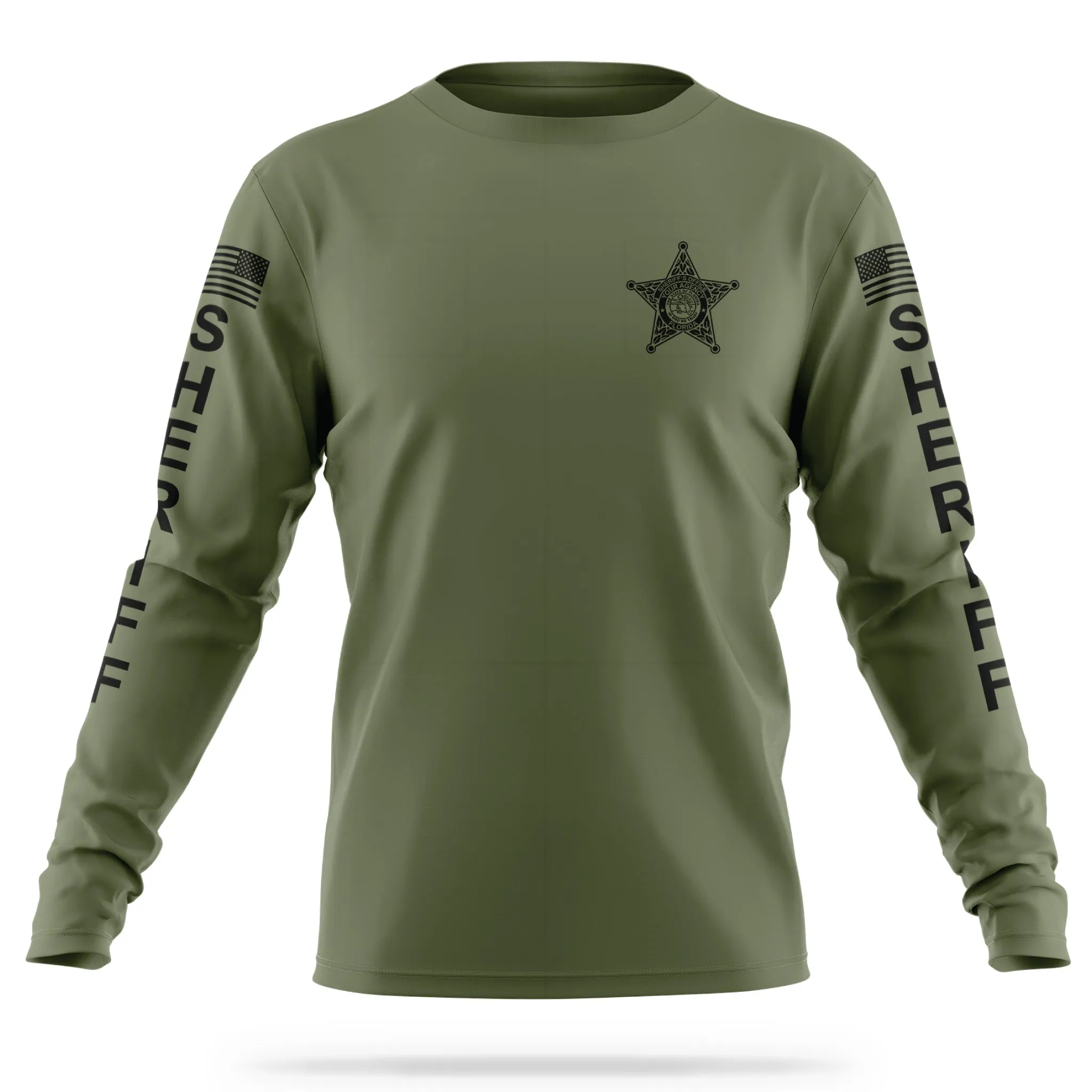 [YOUR AGENCY] SHERIFF Utility Long Sleeve